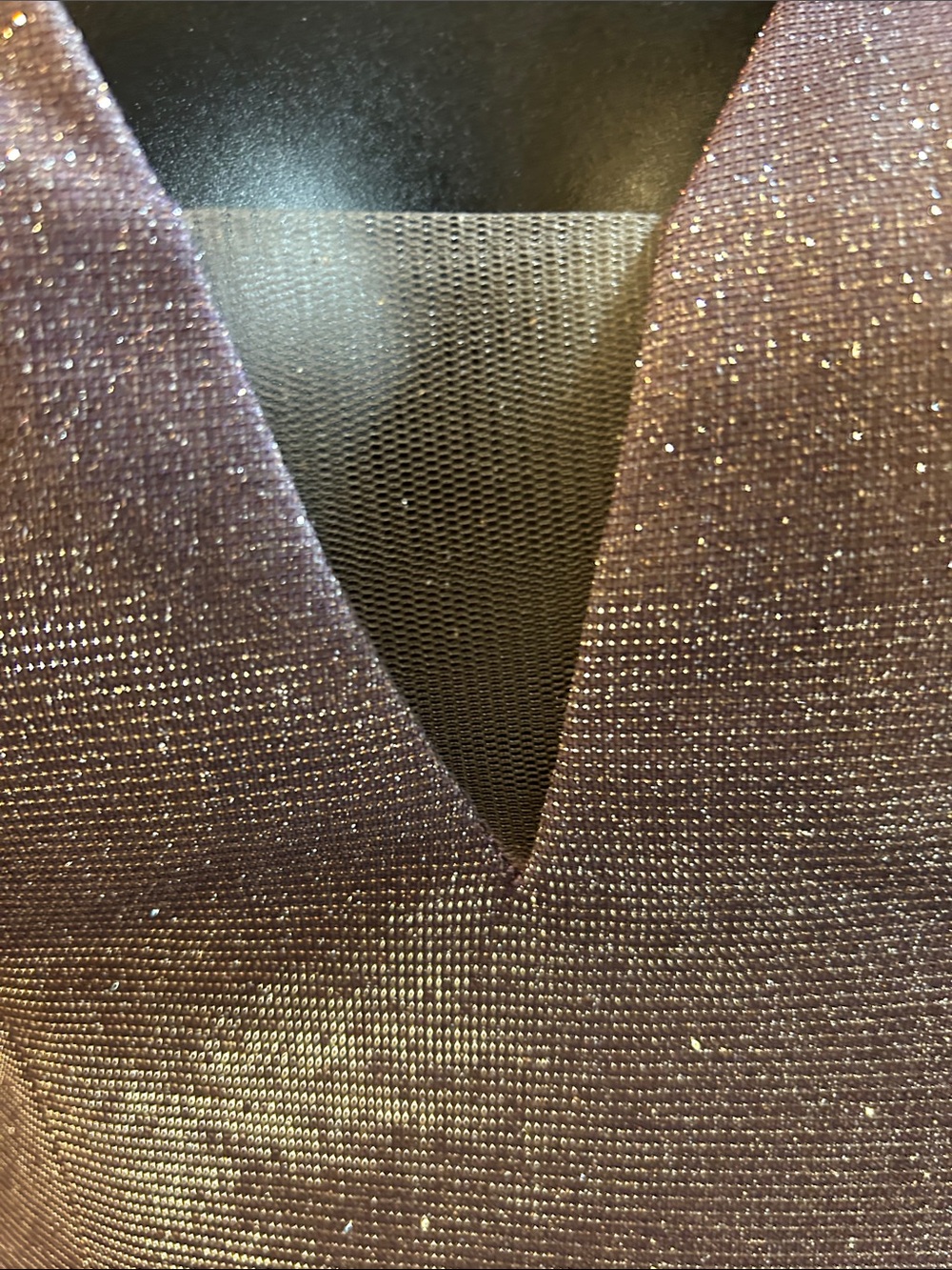 Sparkle V-Neck Lavender Special Occasion Gown - Picture 3 of 10